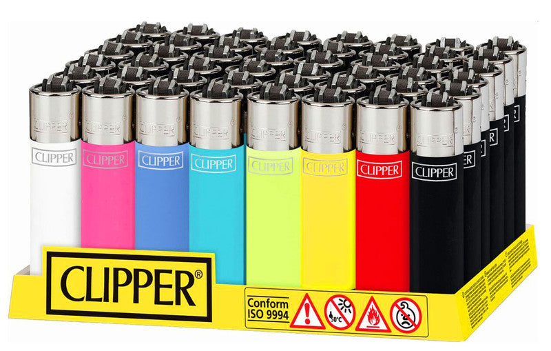 10 Stk. Clipper® Mehrwegfeuerzeug CP11 FEUERZEUG Solid Branded