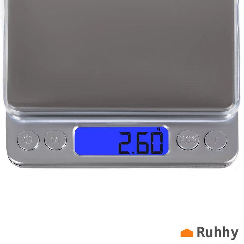 Digitale FEINWAAGE Briefwaage Zählwaage Präzisionswaage Waage bis 500g Präzision 0.01g