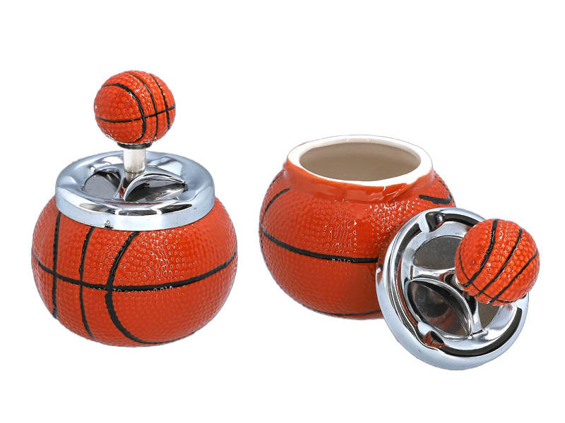 Basketball DREH-ASCHENBECHER Aschenbecher Drehaschenbecher 14×9,5cm