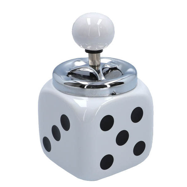 Würfel DREH-ASCHENBECHER Aschenbecher Drehaschenbecher 15×8,5cm