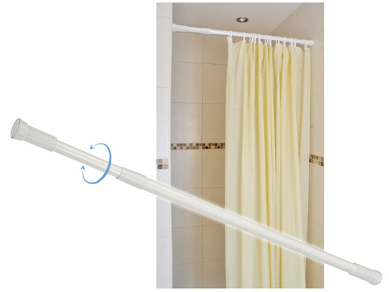 Teleskop Duschvorhangstange DUSCHSTANGE Vorhangstange 70-120cm
