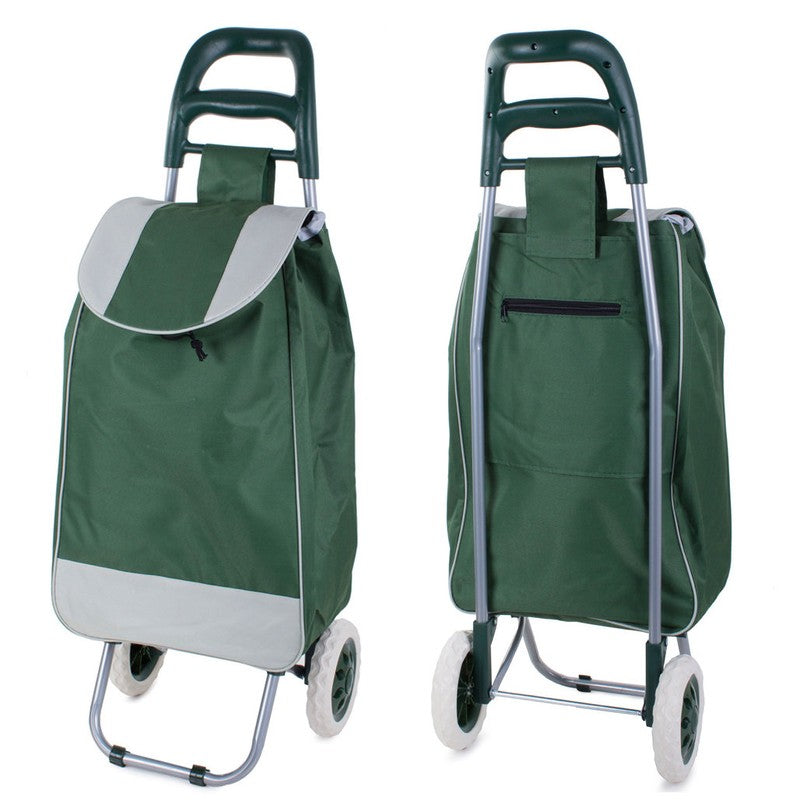 Einkaufstrolley EINKAUFSWAGEN Einkaufsroller Transportroller GRÜN