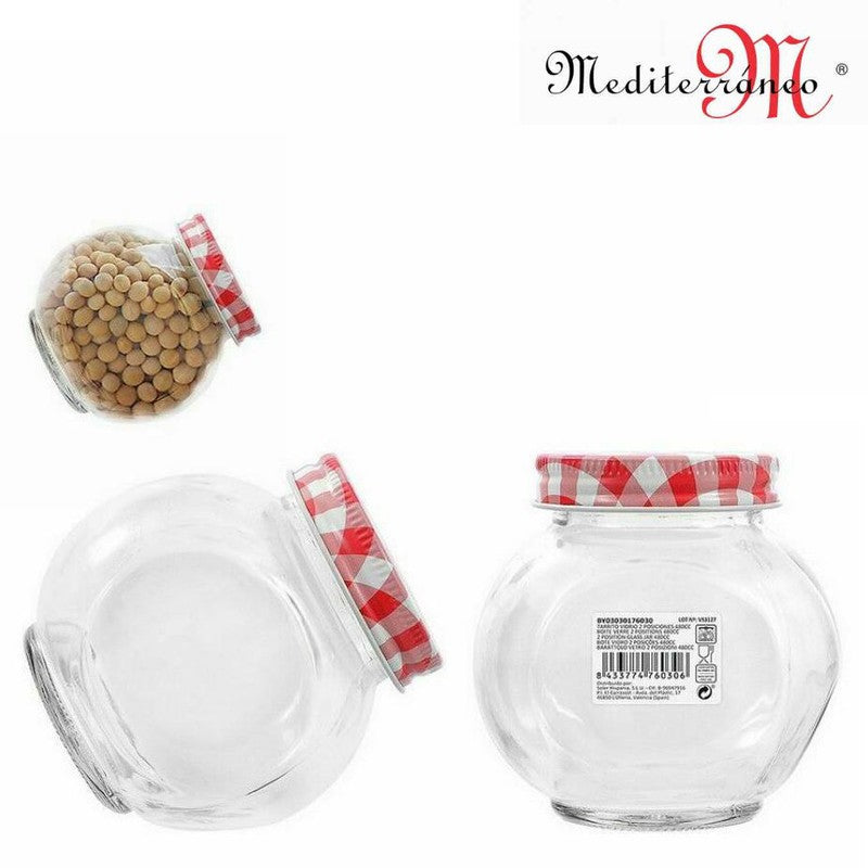 6er-Set 480ml Mediterraneo EINMACHGLÄSER Vorratsglas Einmachglas Konfitürenglas GLAS