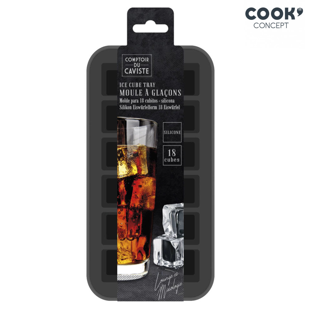 COOK CONCEPT Silikon EISWÜRFELFORM CUBE 2,5cm auch geeignet als Backform und Pralinéform