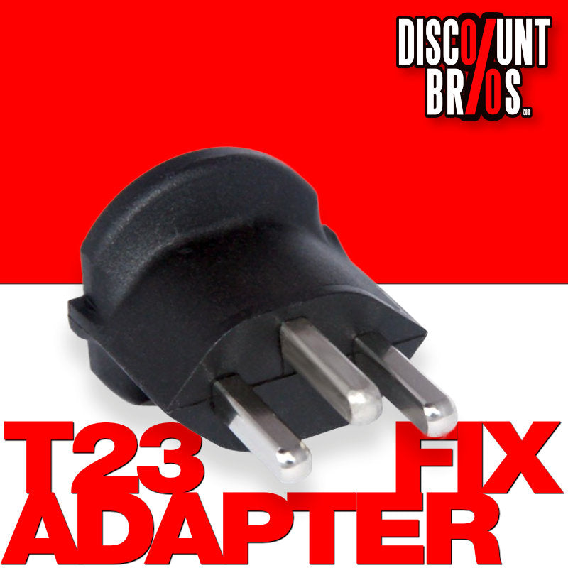 120 Stk. Permanent Fixadapter Fix-Adapter Stecker SCHUKO ( Typ F CEE 7 ) zu Schweiz ( Typ 23 T23 16A )