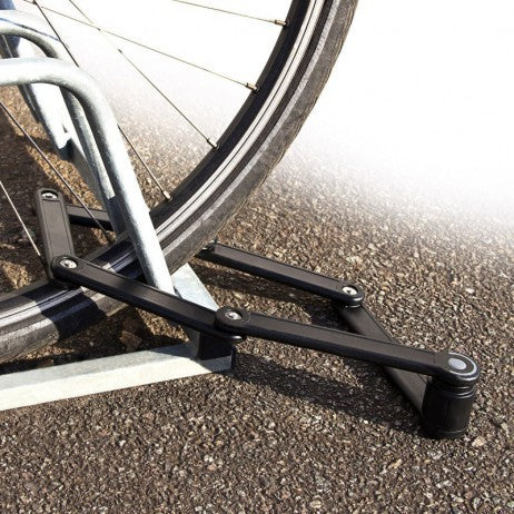 Veloschloss FALTSCHLOSS Fahrradschloss schwarz 85cm