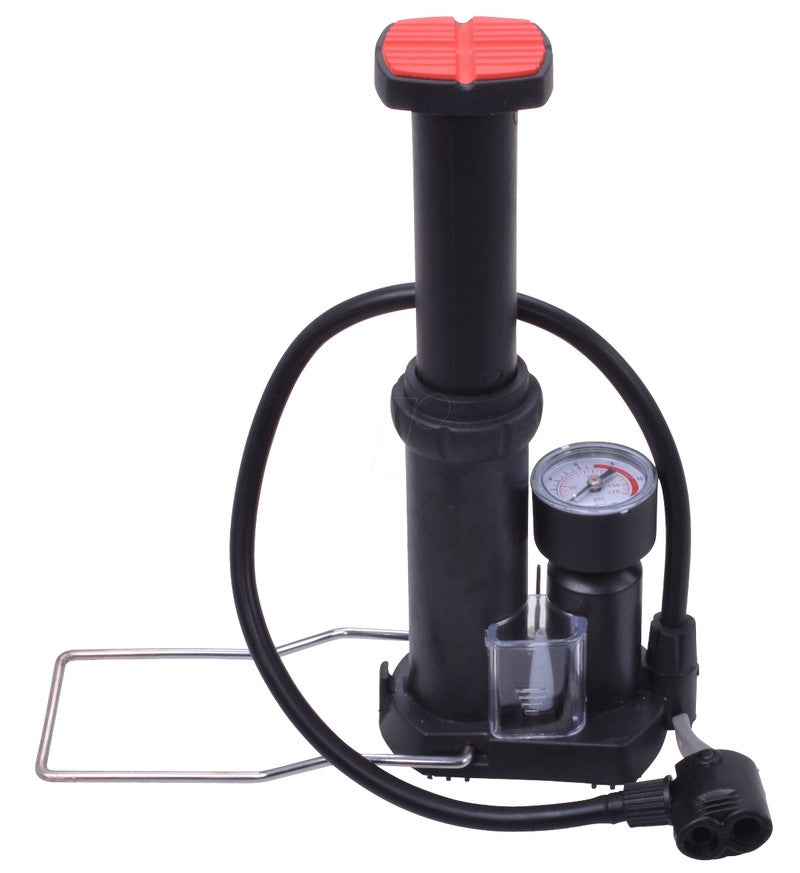 Velopumpe LUFTPUMPE mit Manometer Kompakt-Fussluftpumpe FILMER