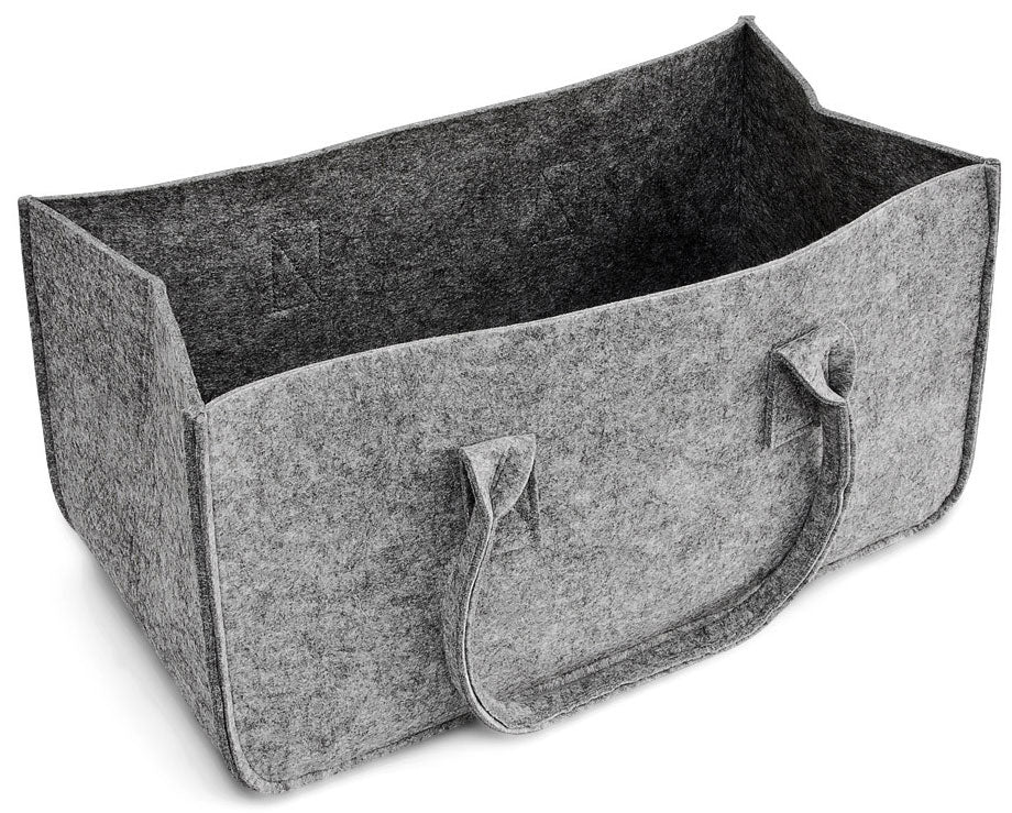 Tragetasche Filztasche Tasche für Kaminholz aus Filz 50 × 25 × 25 cm