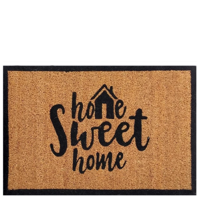 Türvorleger FUSSMATTE Kokos + Naturlatexrücken SWEET HOME 60×40cm