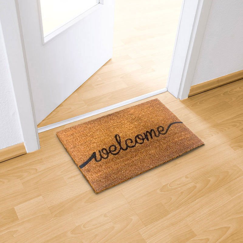 Türvorleger FUSSMATTE Kokos WELCOME 60×40cm