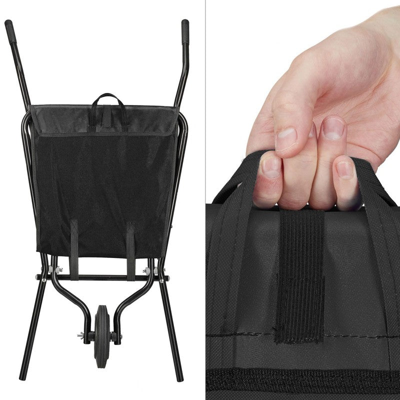 Garette KARRETTE Schubkarre faltbar SCHWARZ