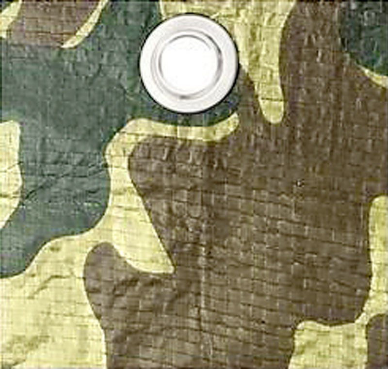 80g/m² Gewebeplane ABDECKPLANE Blache Plane mit Ösen Armee TARNFARBE ca. 5×4m