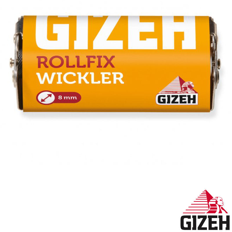 GIZEH Rollfix Wickler Metall DREHMASCHINE Zigarettenwickler für 68 mm Papers + 8 mm Filter