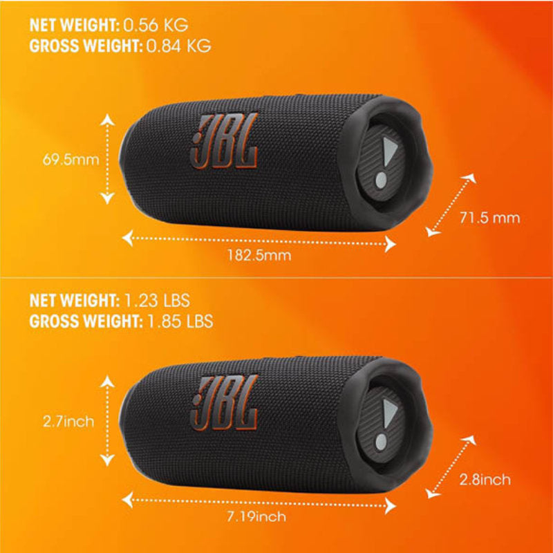 JBL Flip 7 Bluetooth LAUTSPRECHER IP68 mit AI Sound Boost und 16 h Akku