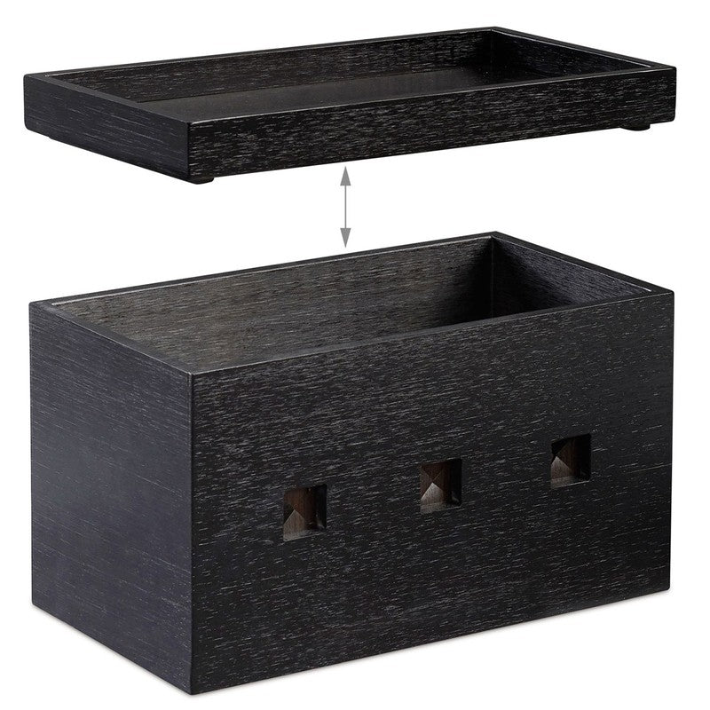 KABELBOX Ladestation Organzier Bambus Holz