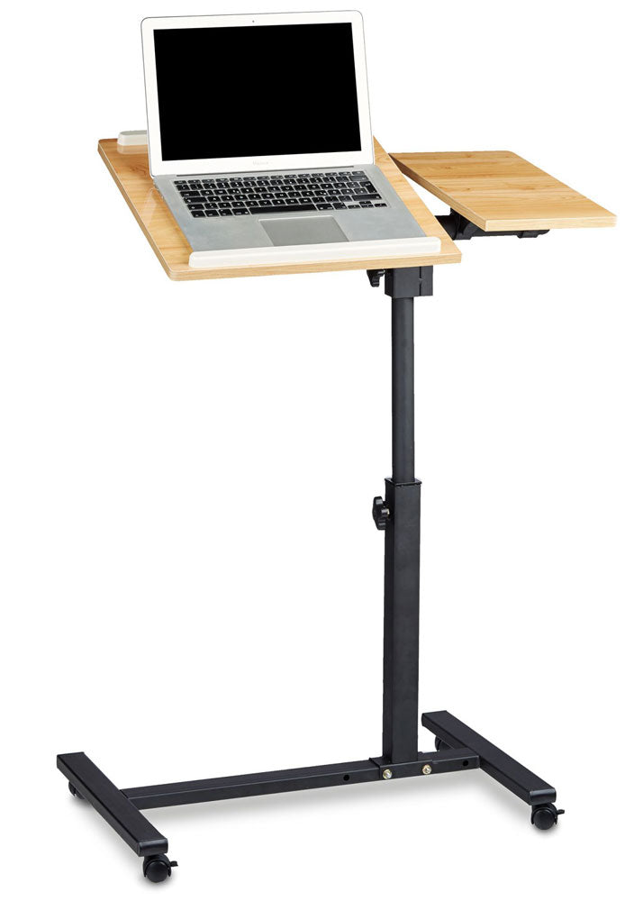 Mobiler Beistelltisch LAPTOPTISCH II Stehtisch Stehpult Notebooktisch EICHE