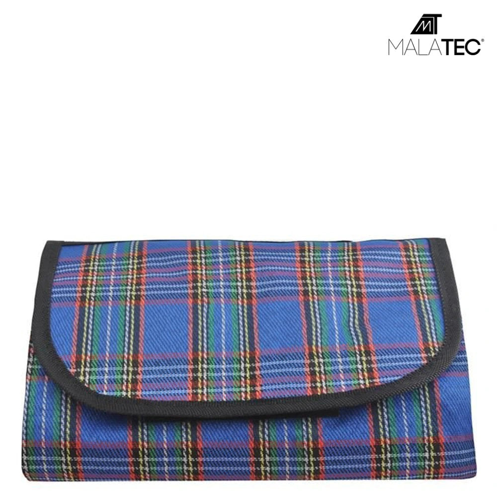 MALATEC Strand- und Picknickdecke DECKE Outdoordecke BLAU 180×145cm
