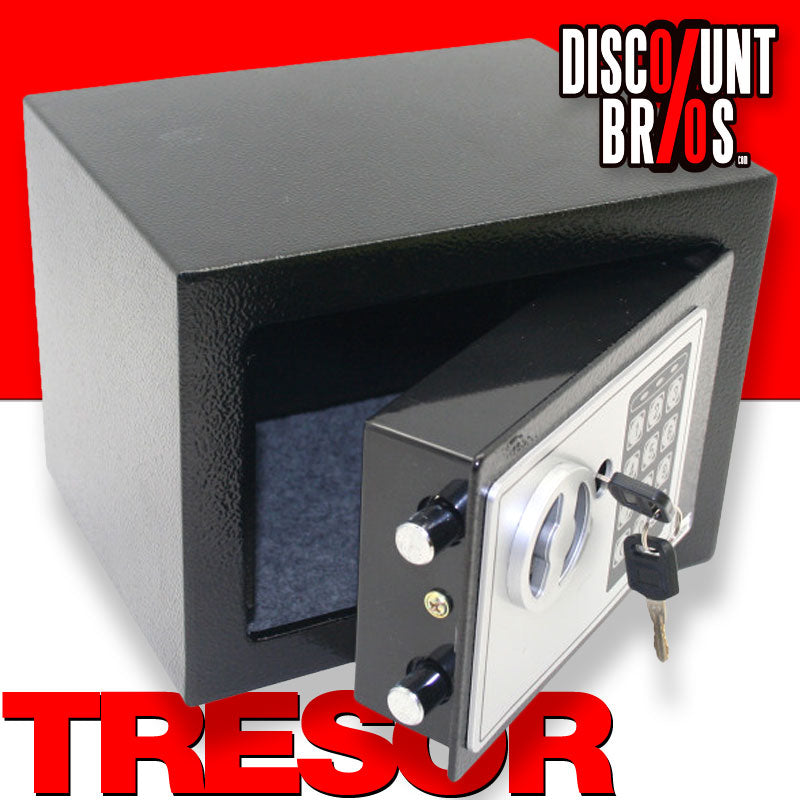 Safe MINI TRESOR mit Elektronik-Zahlenschloss 23×17×17cm
