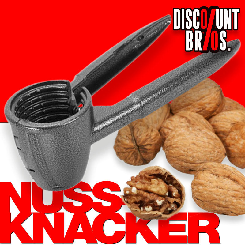 Aluguss NUSSKNACKER und Flaschennöffner Hammerschlag Dunkelgrau