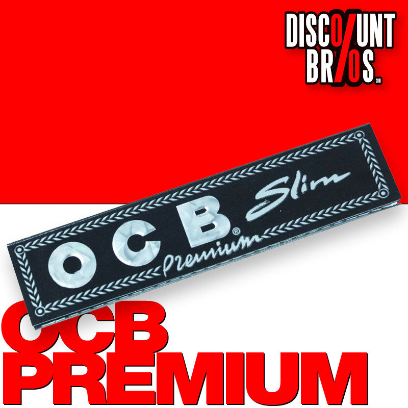 OCB PREMIUM King Size Papers Black Schwarz Zigarettenpapier 32 Blatt 109×44mm