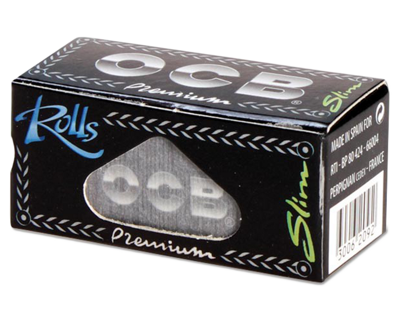 10 × OCB PREMIUM Rollen Black Slim Papers Rolle 4m Zigarettenpapier 4m×44mm