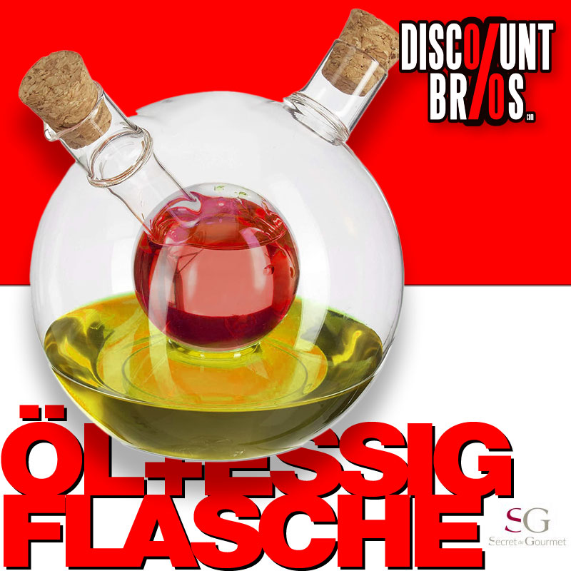 2in1 Öl- und Essigflasche KUGEL von Secret de Gourmet®