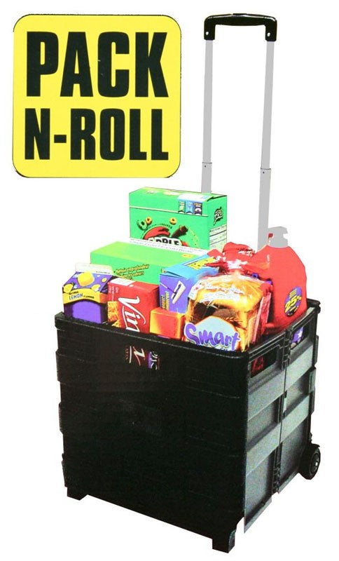 Klappbarer EINKAUFS-TROLLEY Einkaufswagen Transportroller Einkaufstrolley bis 25kg