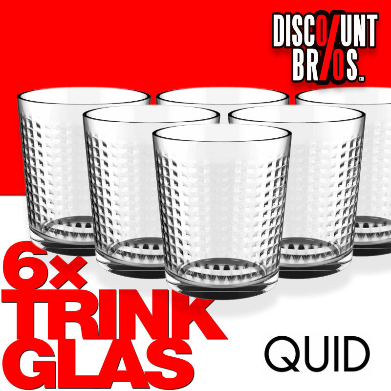Quid Urban Square Trinkgläser 360 ml als einheitliches Gedeck