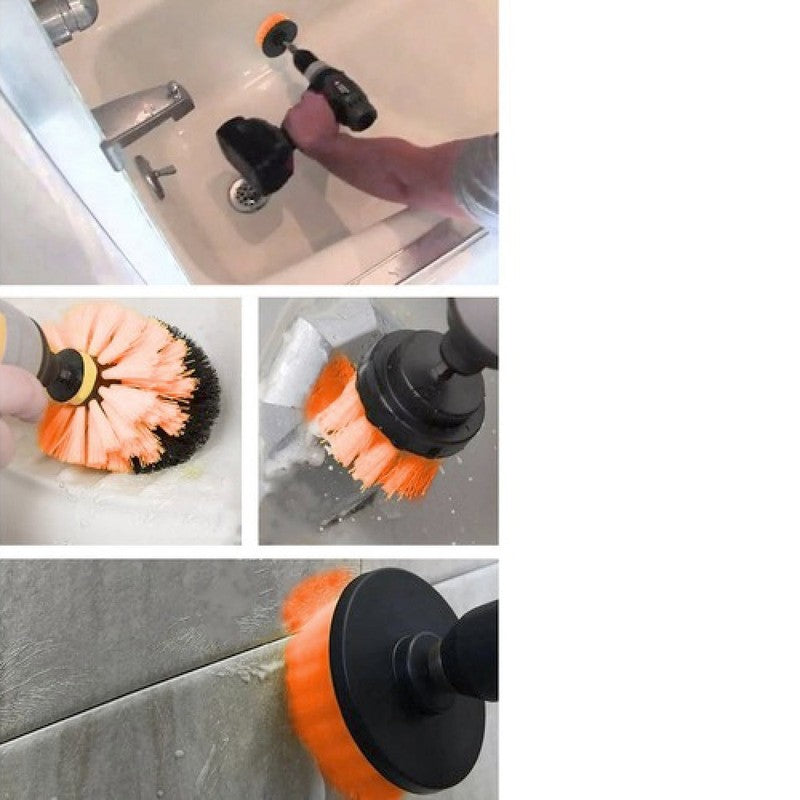 Power-Bürsten-Set Reinigungs- + Polier-Set für Bohrmaschinen + Akkuschrauber 22-teilig