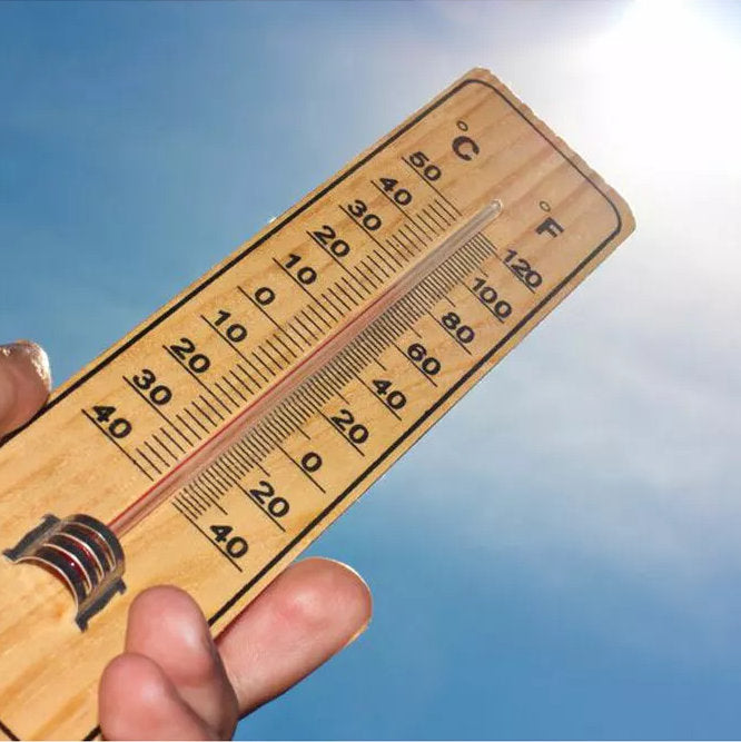 Nostalgie Holz Thermometer 22 cm