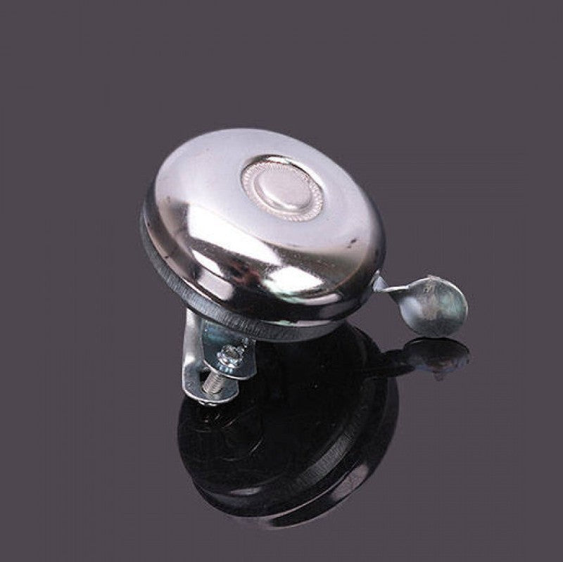 Retro VELOGLOCKE Fahrradklingel Fahrradglocke Chrom Silber Ø54mm