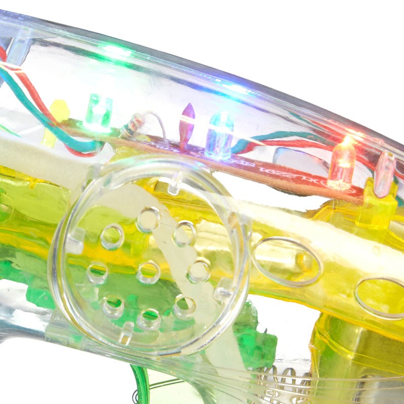 Kinder Party Spass: Seifenblasenpistole mit 3 LED