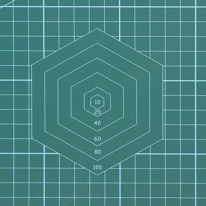 Selbstheilende Schneidematte CUTTING MAT Bastelmatte mit Skala doppelseitig GRÜN A1 60×90cm