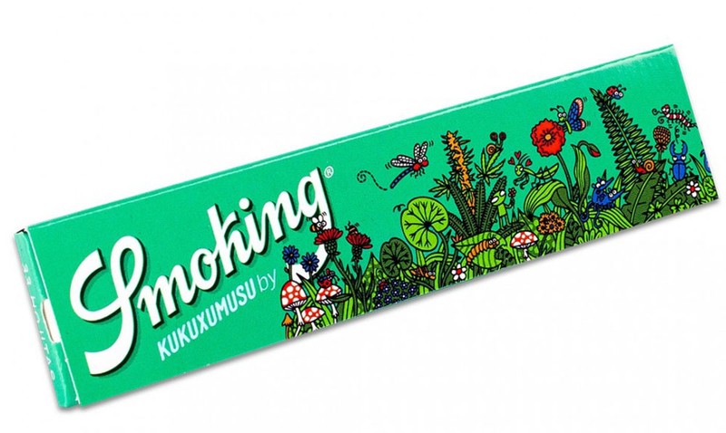 SMOKING Kukuxumusu King Size Ultra Fine Papers 33 Blatt Zigarettenpapier 108 × 44 mm 10er-Set