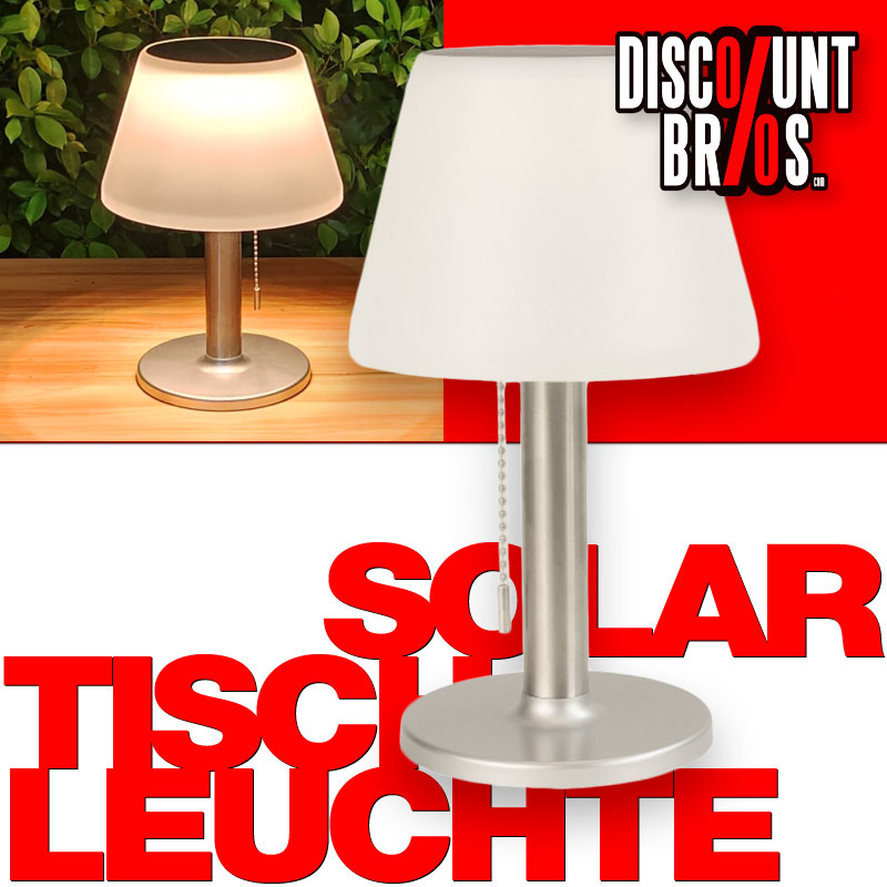 Tischleuchte SOLAR LED TISCHLAMPE dimmbar