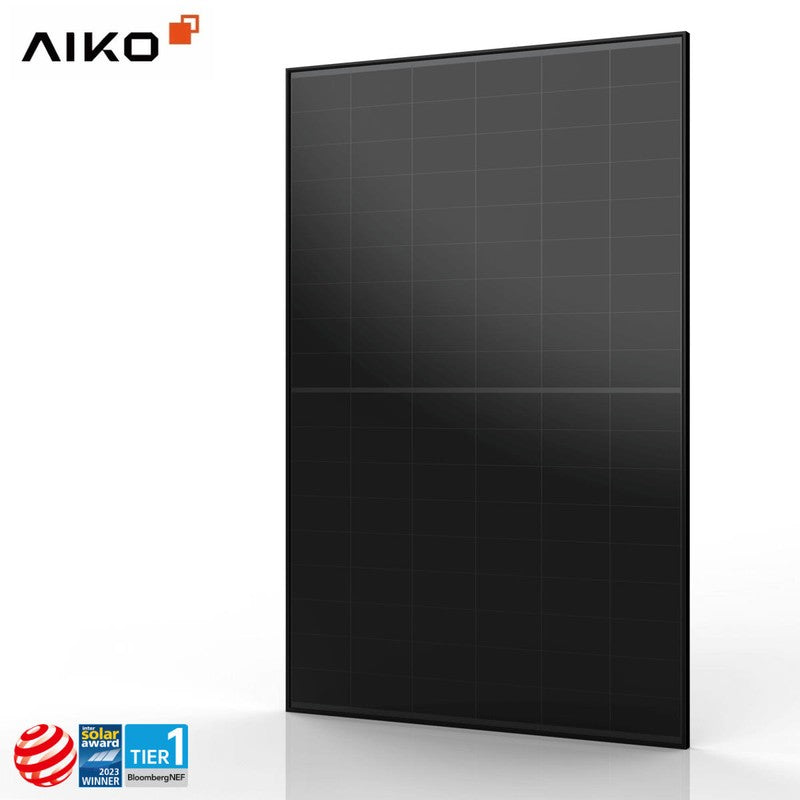 Aiko Neostar 3S+ SOLARMODUL 470W N-Type ABC, 54 Zellen, ganz schwarz, Doppelglas, Gen 3