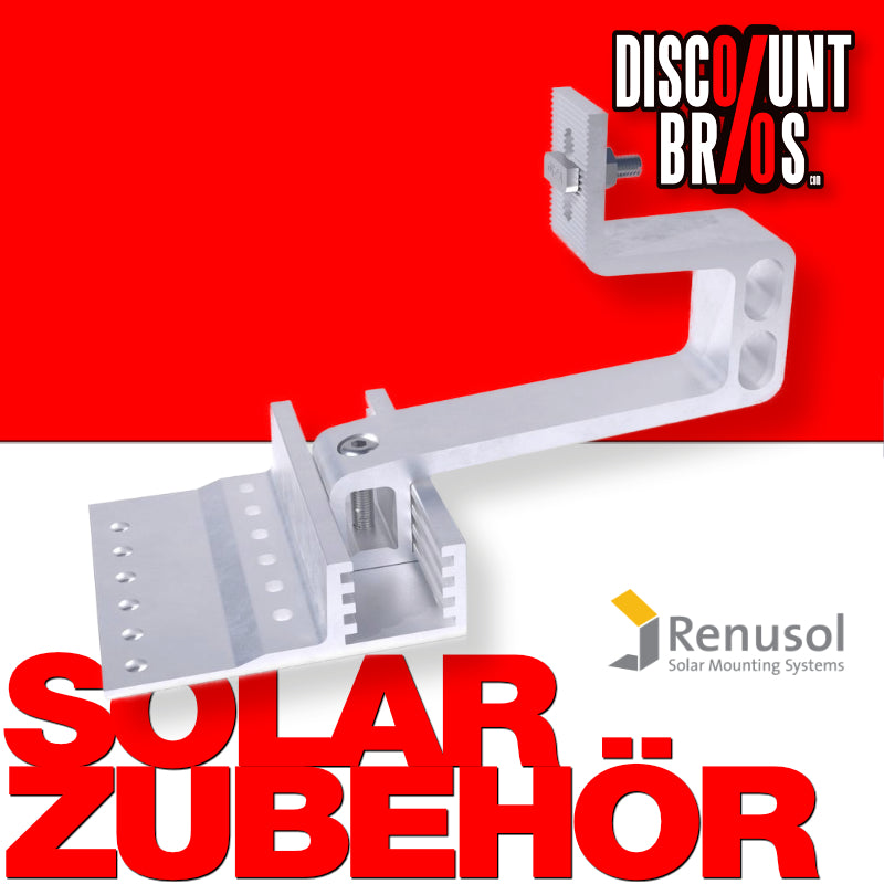 VarioSole+ SOLAR MONTAGE Dachhaken RH1 100 mm (Ohne Holzschraube) RENUSOL