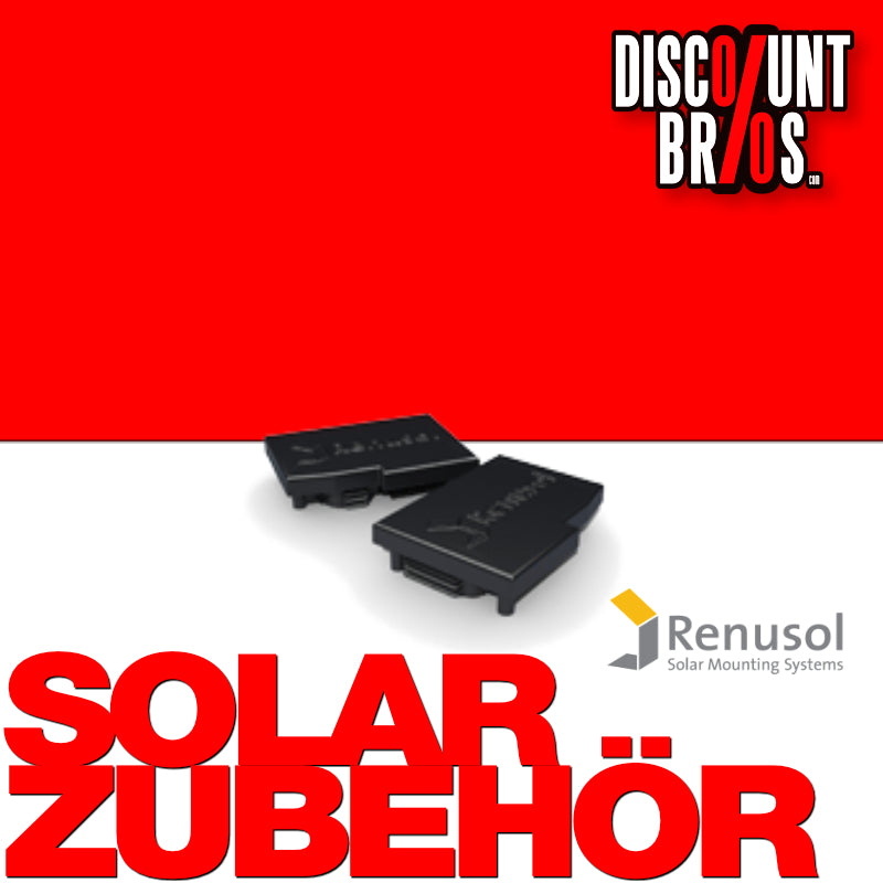 VarioSole+ SOLAR MONTAGE Endkappe rechts/links 50mm schwarz (1 Paar)