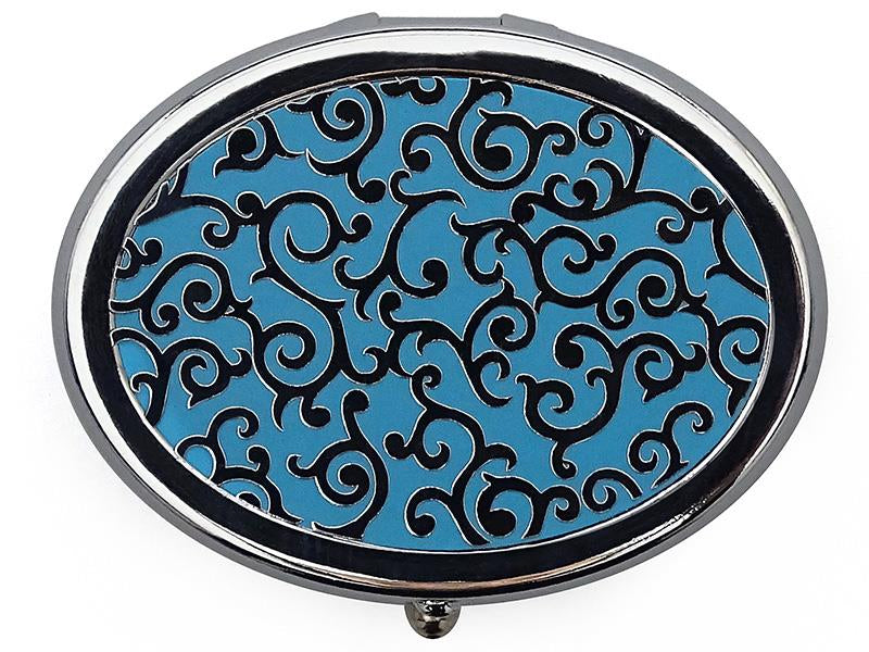 FARO Crystal Pattern Taschenascher in Türkisblau