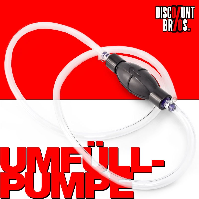 Benzinpumpe UMFÜLLPUMPE schwarz 175 cm