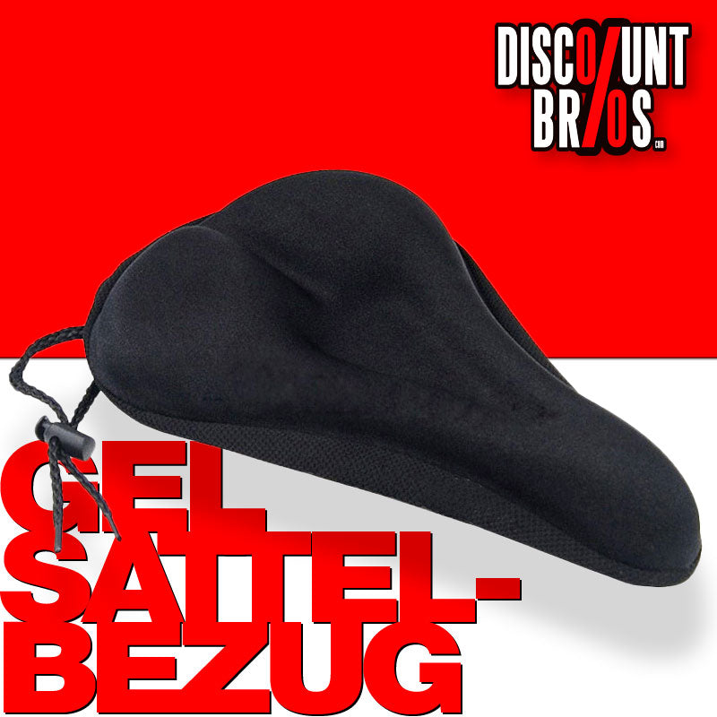 Velo Fahrrad GEL SATTELBEZUG Polsterbezug für Fahrradsattel SCHWARZ