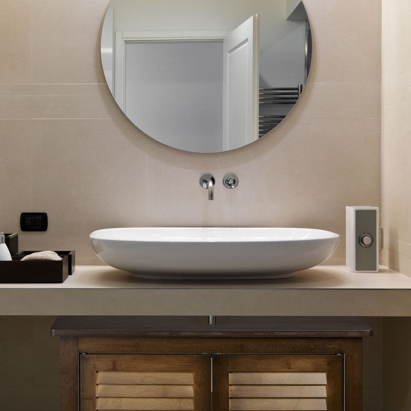 Waschbeckenunterschrank UNTERSCHRANK Waschbeckenschrank aus Bambusholz BRAUN