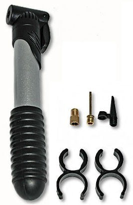 Velopumpe MINI HANDPUMPE Ausziehbare Pumpe mit Zubehör