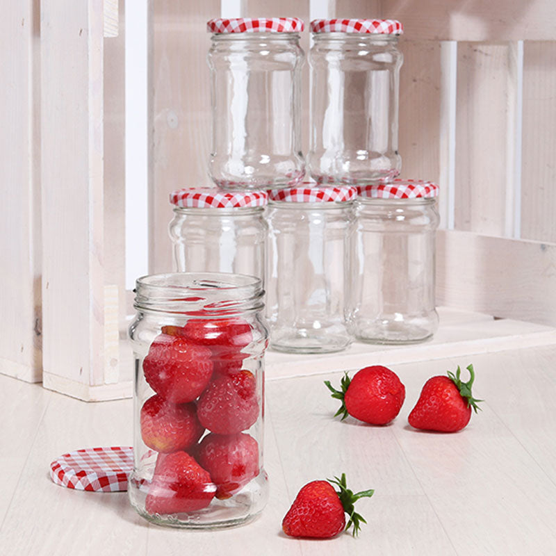 6er-Set 315 ml EINMACHGLÄSER Einmachglas Konfitürenglas Konservenglas GLAS