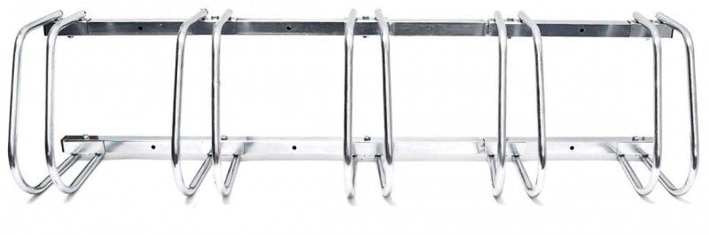 5-er VELOSTÄNDER verchromt Fahrradständer für Boden- & Wandmontage
