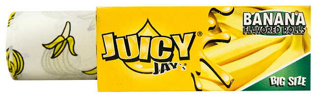 24 × Juicy Jay ROLLS mit Geschmack BIG SIZE TRAY Papers Rolle 5m Zigarettenpapier 5m×54mm