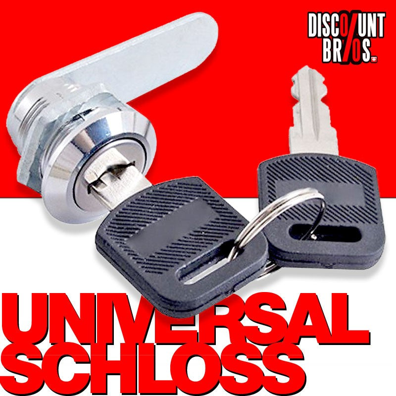 10 × Schliesszylinder SCHLOSS mit 2 Schlüsseln für Briefkasten, Schubladen oder Spint