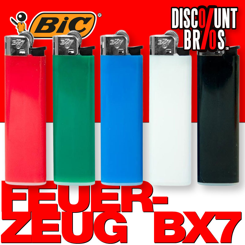 BIC BX7 F23 Einwegfeuerzeug FEUERZEUG farbig