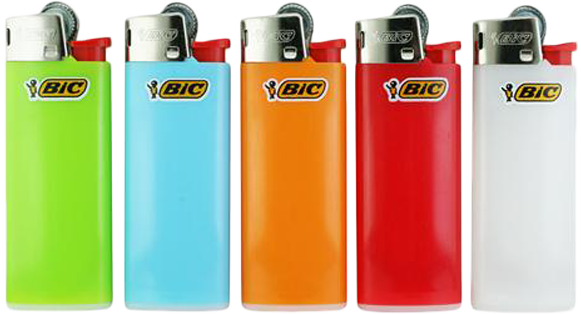 BIC® Einwegfeuerzeug MINI FEUERZEUG farbig