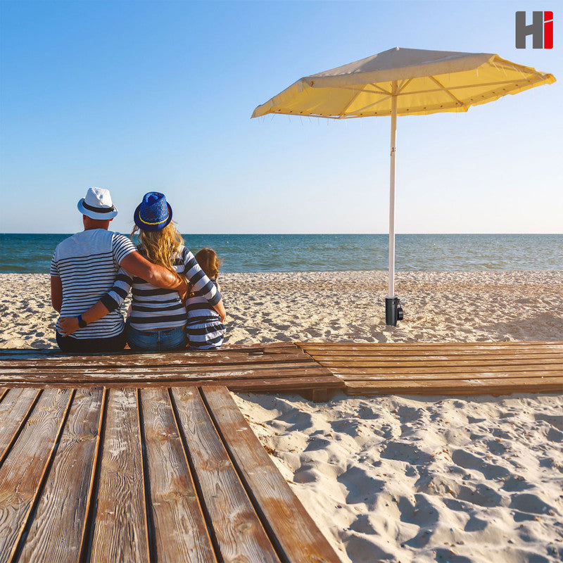 Bodenhülse für Sonnenschirm SONNENSCHIRMHALTER Halter SCHWARZ Hi